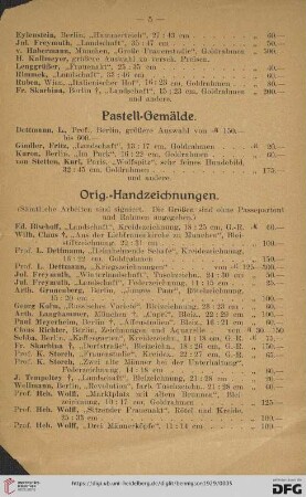 Pastell-Gemälde