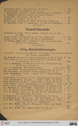 Pastell-Gemälde