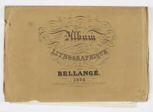 Album Lithographique, Umschlag der Folge "Album pour 1832"