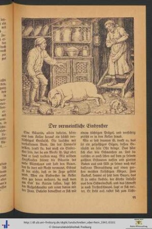 Der vermeintliche Einbrecher.