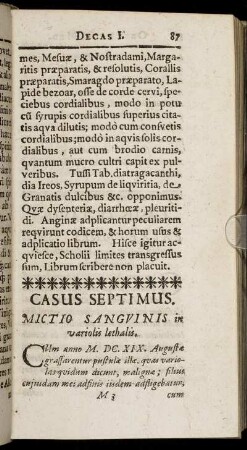 Casus Septimus. - Casus Decimus.