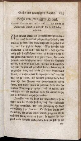 Sechs und zwanzigstes Kapitel.