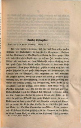 Katholische Predigten, 2. Ostercyclus