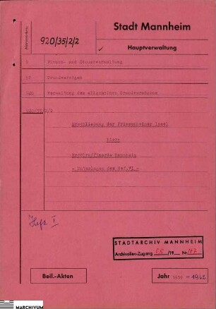 Erschließung der Friesenheimer Insel