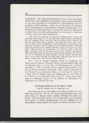 Als Eingreif-Regiment bei der Gruppe Vailly