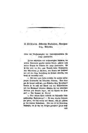 Ueber die Nothwendigkeit der Unterrichtsanstalten für junge Handwerker