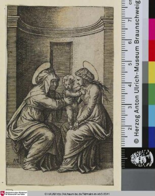 [Ste. Anne et la Vierge avec l'enfant Jésus; Anna Selbdritt]