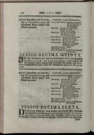 Sessio Decima Quinta.