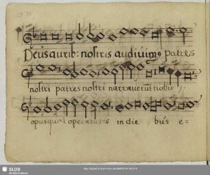 [Agricola, Martin:] Deus auribus nostris audivimus