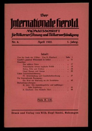 Nr. 4. April 1922