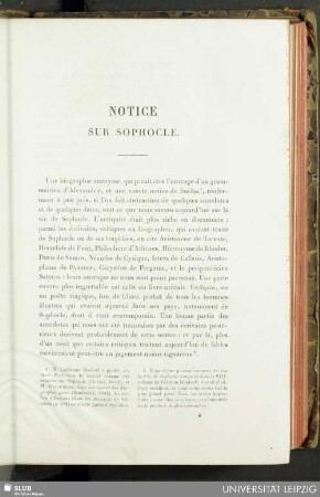 Notice Sur Sophocle