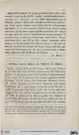 7: Tavola della chiesa di Loreto in Ozieri