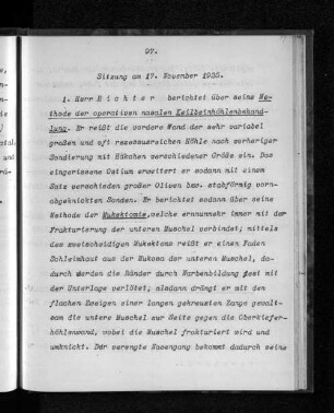 Sitzung am 17. November 1925.