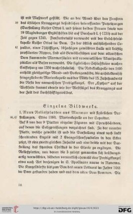 Einzelne Bildwerke