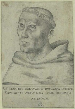 Bildnis des Martin Luther als Augustinermönch
