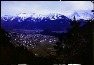 Interlaken: Blick vom Luegibrüggli auf Interlaken