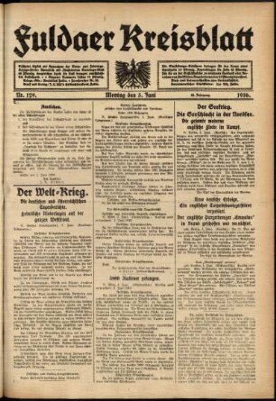 Ausgabe vom Montag, den 05. Juni 1916.