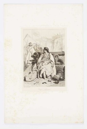 Chef Albanais, Blatt 6 der Folge "Bevölkerung der Donauprovinzen im Jahr 1854"