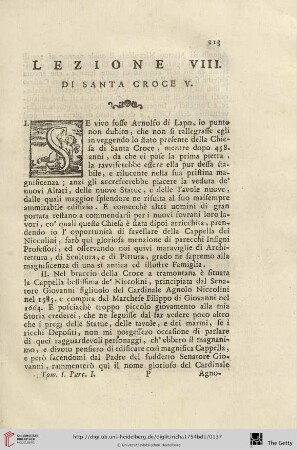 Lezione VIII.