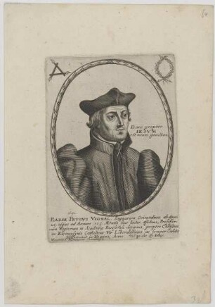 Bildnis des Petrvs Vignal