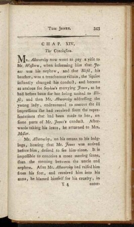 Chap. XIV. The Conclusion