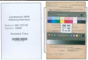 Entnazifizierung Franz Boussard , geb. 21.08.1895 (Polizeibeamter)