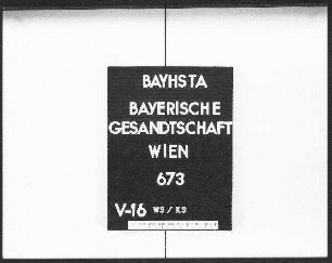 Berichte Ritters an Zedwitz