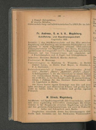 W. Strack, Magdeburg.