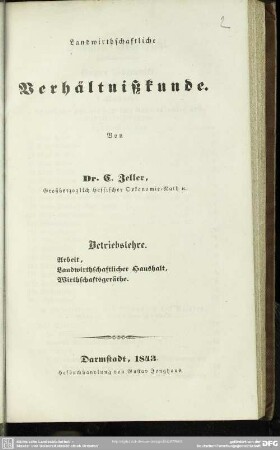 [2]: Betriebslehre: Arbeit, landwirthschaftlicher Haushalt, Wirthschaftsgeräthe
