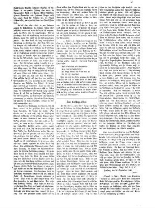 Zur Lessing - Feier