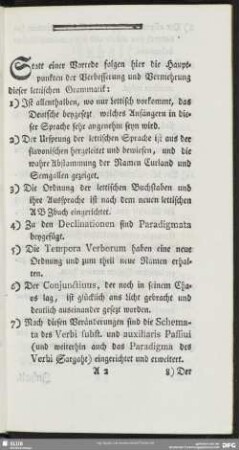 [Vorwort zur zweyten Auflage]