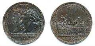 Medaille auf die Hinrichtung des französischen Königspaares (Galvano)
