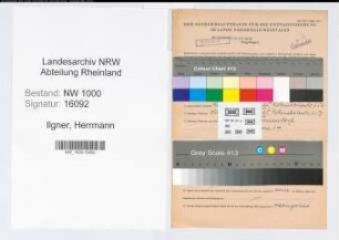 Entnazifizierung Herrmann Ilgner, geb. 10.05.1890 (Ingenieur)