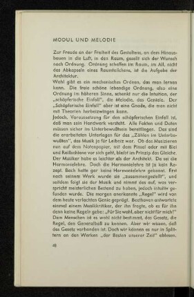 Modul und Melodie
