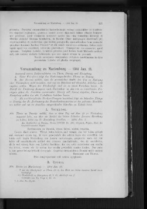 Versammlung zu Marienburg. - 1384 Jan. 13.