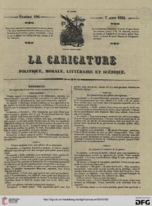 Numéro 196 (7 Août 1834)