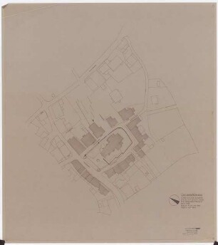 Evangelische Kirche, Borgholzhausen Außenanlage: Lageplan: Außenanlage mit Vorschlägen der Verkehrsstraßen 1:500
