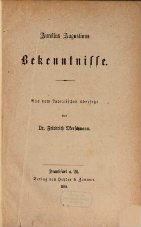 Bekenntnisse