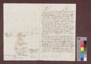 Die badische Landesadministration kauft von Matthäus Maurer zu Wollbach 12 Jauchert 1 1/2 Viertel Wald zu Kandern um 126 Gulden 40 Kreuzer.