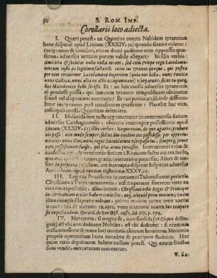50-52, Corollarii loco adiecta