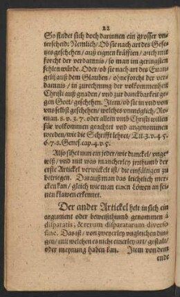 Der ander Artickel ...
