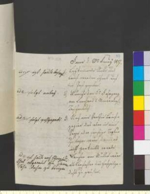Brief von Goethe, August von; Goethe, Ottilie von an Goethe, Johann Wolfgang von
