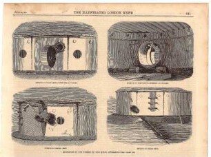 Shotholes in the Turret of the Royal Sovereign