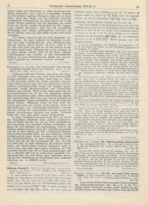 31-32 [Rezension] Göttsberger, Joh., Biblische Zeitschrift. 18. Jg., 1. u. 2. H
