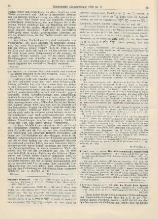 31-32 [Rezension] Göttsberger, Joh., Biblische Zeitschrift. 18. Jg., 1. u. 2. H