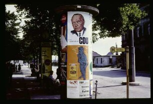 CDU-Plakat Singen 13.8.61.