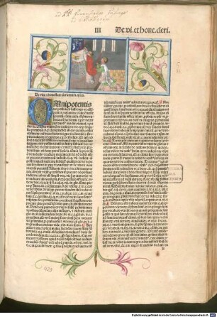 [Lectura super quinque libros Decretalium], 3. lectura ... super tertio libro decretalium