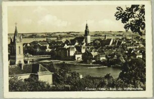 Postkarte, Crossen (Krosno Odrzańskie)