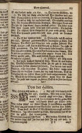 Von der Höllen. - Von der Ewigkeit.