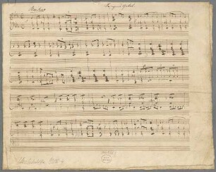 Kriegers Gebet, arrangiert, 4 Singstimmen, Klavier, op. 89. - BSB Mus.Schott.Ha 9308-4